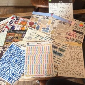 Assorted Scrapbooking Stickers